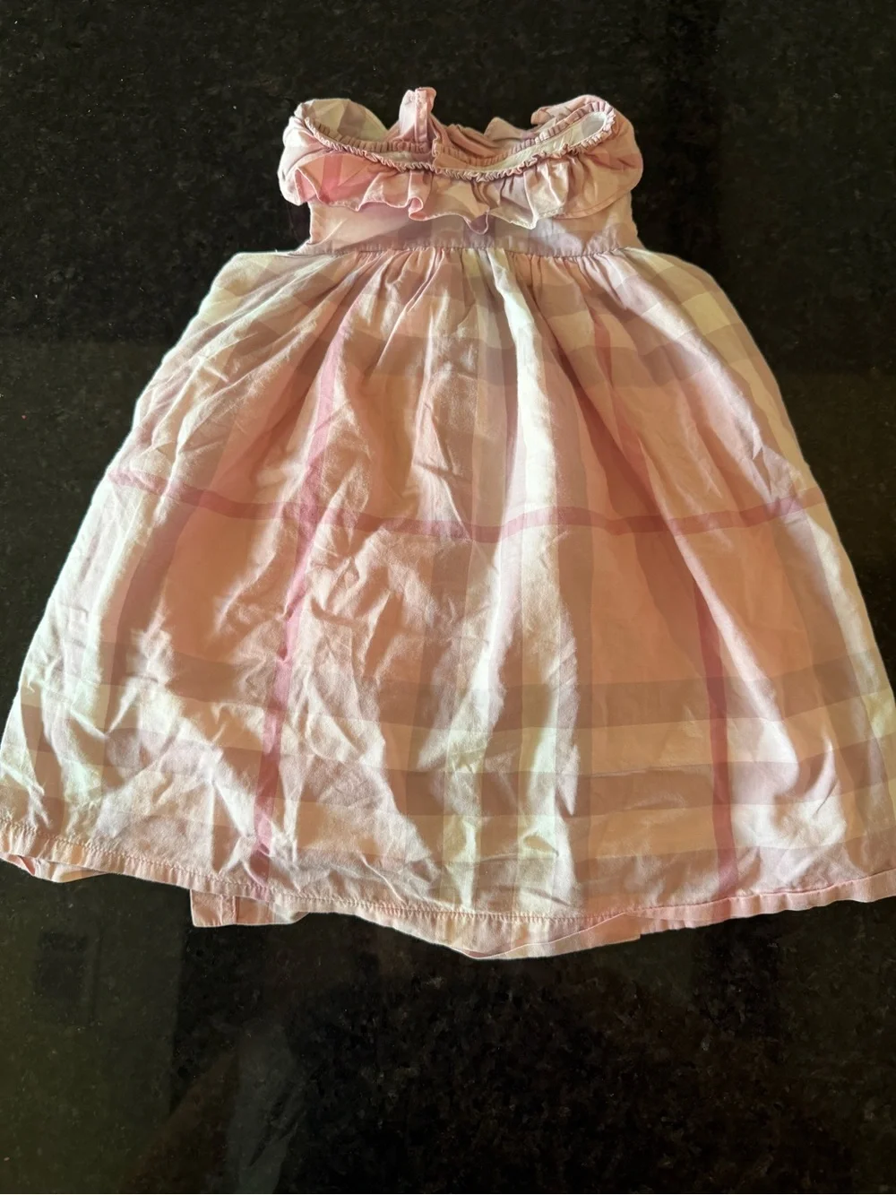 Baby Burberry Plaid Ruffled Sundress